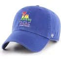 kepure-islenkta-melyna-reguliuojamas-los-angeles-dodgers-mlb-47-brand