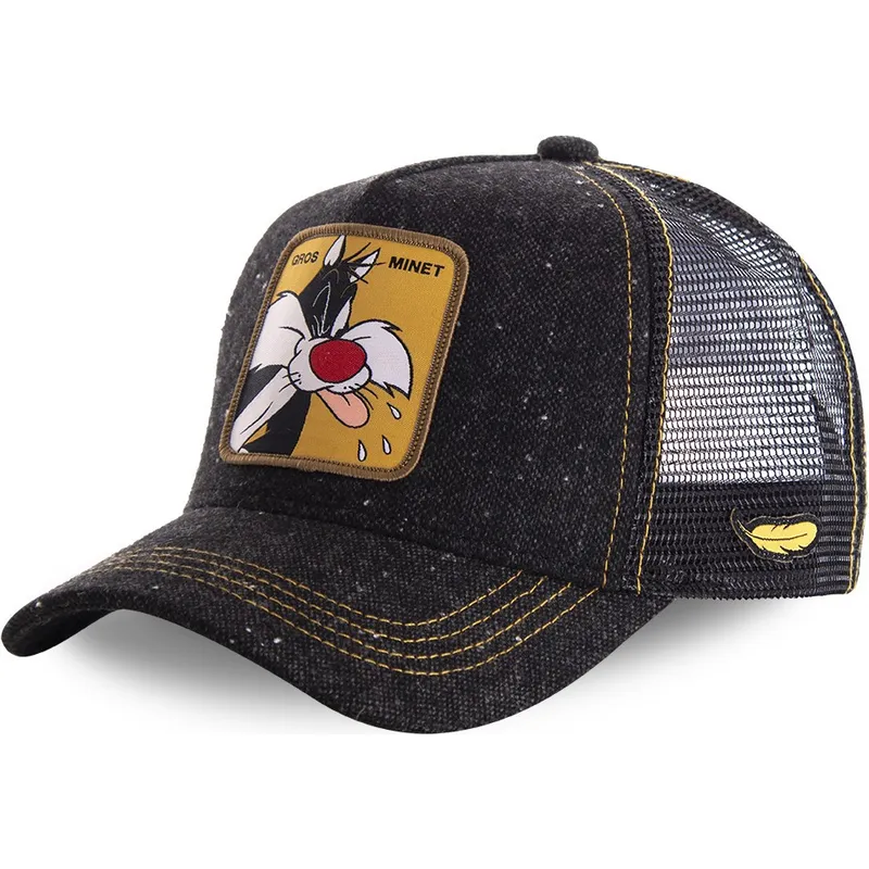 kepure-islenkta-juoda-snapback-loomin1-silvestras-looney-tunes-capslab