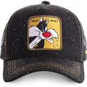 kepure-islenkta-juoda-snapback-loomin1-silvestras-looney-tunes-capslab