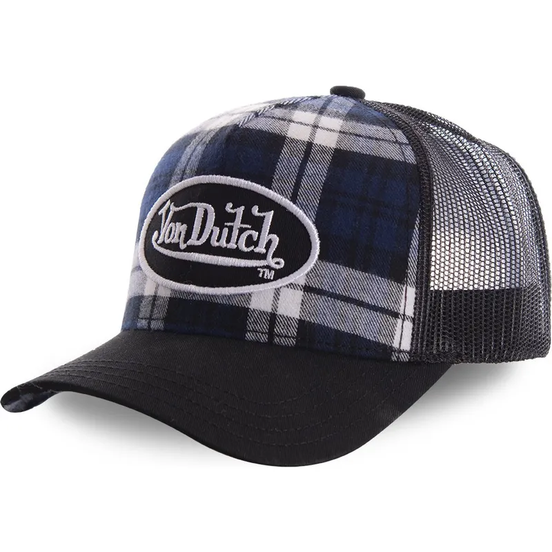 kepure-islenkta-juoda-snapback-estampado-cuadros-card2-von-dutch kepure-islenkta-juoda-snapback-estampado-cuadros-card2-von-dutch