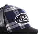 kepure-islenkta-juoda-snapback-estampado-cuadros-card2-von-dutch