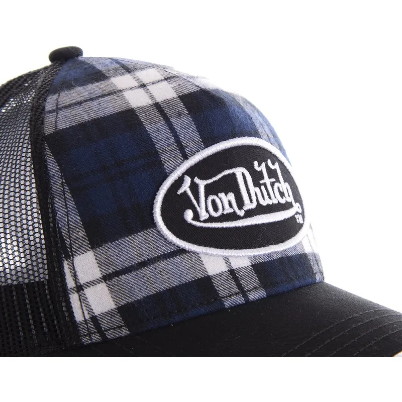 kepure-islenkta-juoda-snapback-estampado-cuadros-card2-von-dutch kepure-islenkta-juoda-snapback-estampado-cuadros-card2-von-dutch