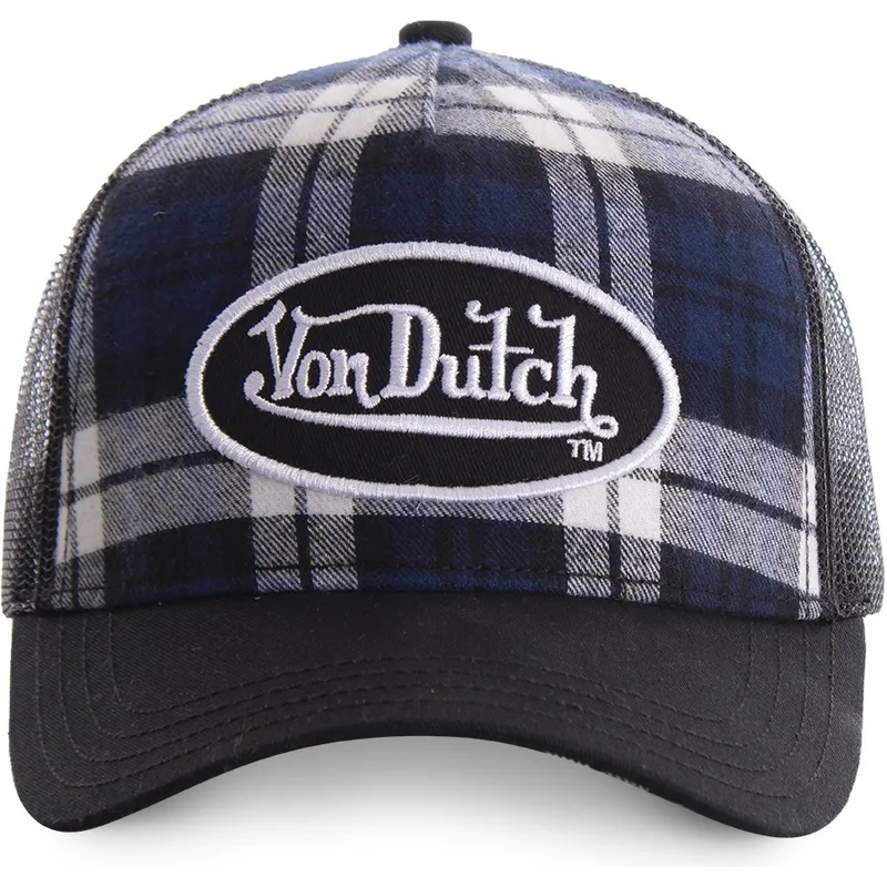 kepure-islenkta-juoda-snapback-estampado-cuadros-card2-von-dutch kepure-islenkta-juoda-snapback-estampado-cuadros-card2-von-dutch