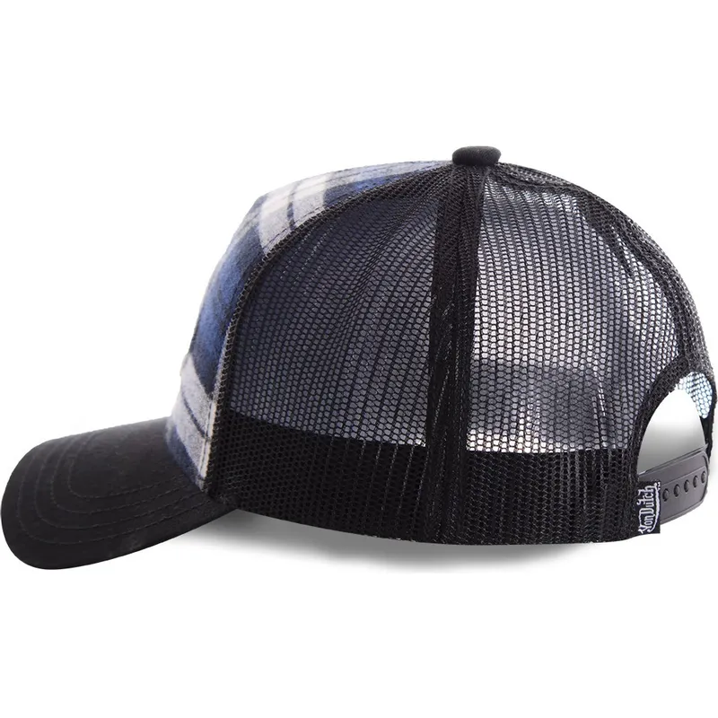 kepure-islenkta-juoda-snapback-estampado-cuadros-card2-von-dutch kepure-islenkta-juoda-snapback-estampado-cuadros-card2-von-dutch