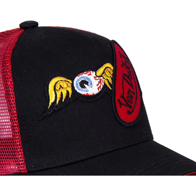 kepure-islenkta-juoda-snapback-dblpat-von-dutch