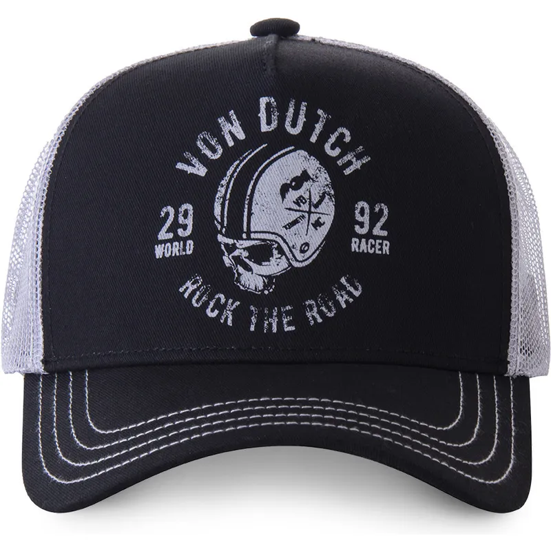kepure-islenkta-juoda-snapback-helbla-von-dutch