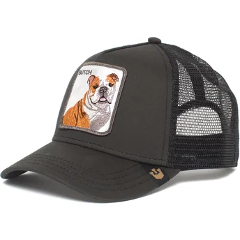 czarna-czapka-trucker-z-buldogiem-butch-od-goorin-bros