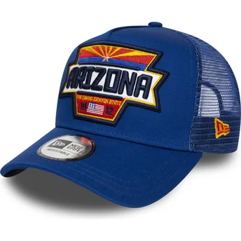 kepure-islenkta-melyna-snapback-a-frame-usa-patch-arizona-new-era