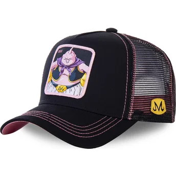 capslab-buu-big3-dragon-ball-black-and-pink-trucker-hat