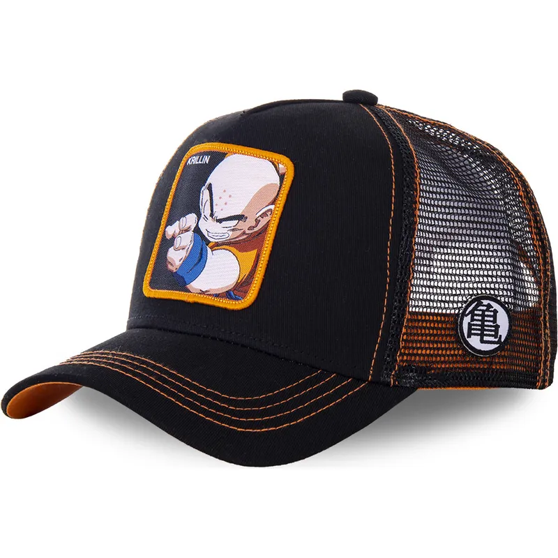 kepure-islenkta-juoda-snapback-kri4-krilinas-dragon-ball-capslab kepure-islenkta-juoda-snapback-kri4-krilinas-dragon-ball-capslab