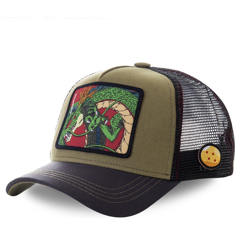 Capslab Shenron RON1 Dragon Ball Brown Trucker Hat Caphunters.lt