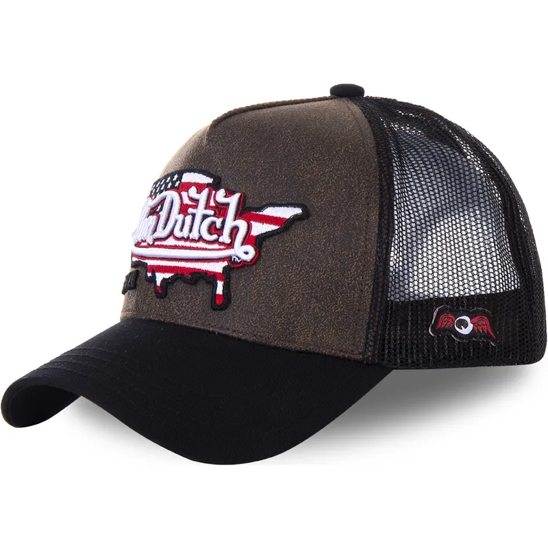 kepure-islenkta-ruda-snapback-pay2-von-dutch