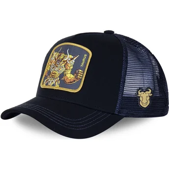 czapka-trucker-czarna-i-niebieska-byk-tau-saint-seiya-rycerze-zodiaku-capslab