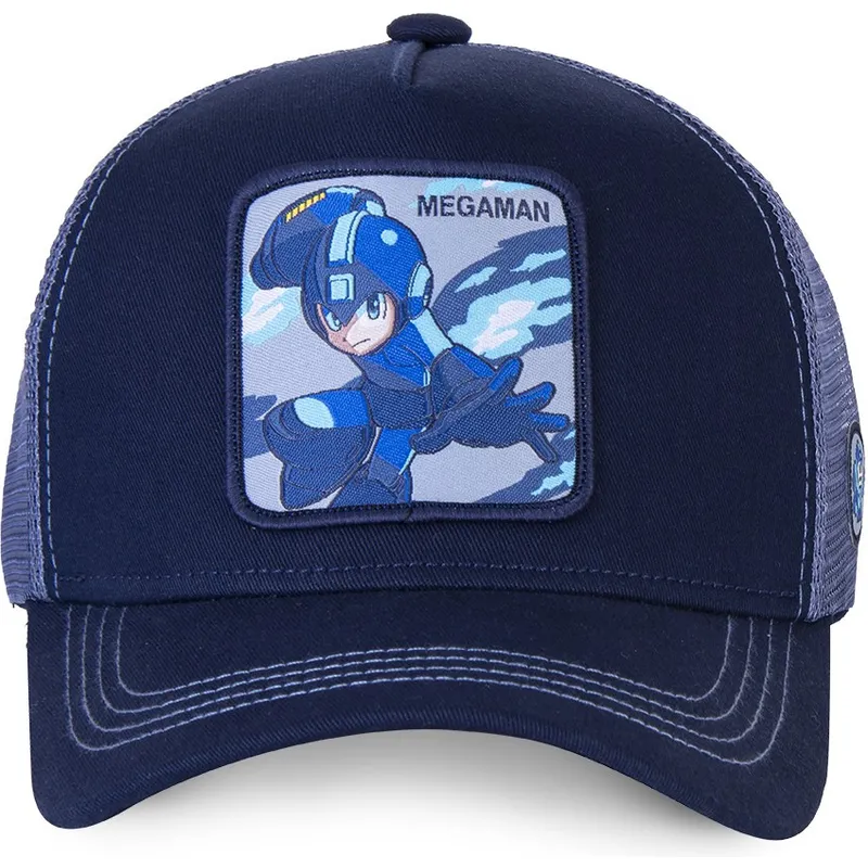 kepure-islenkta-melyna-snapback-her3-mega-man-capslab