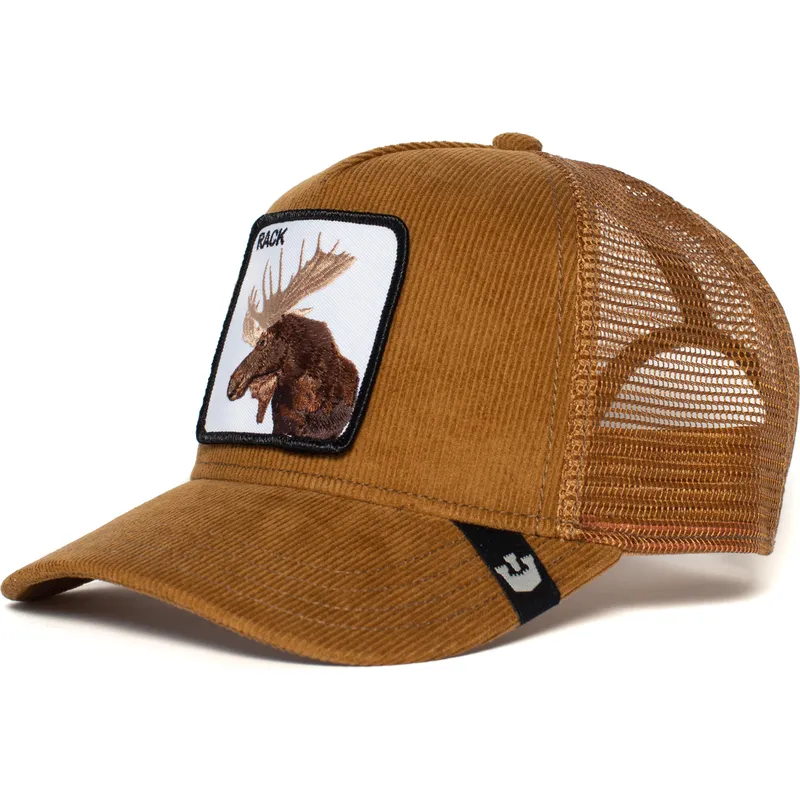 kepure-islenkta-ruda-snapback-moose-head-the-farm-goorin-bros