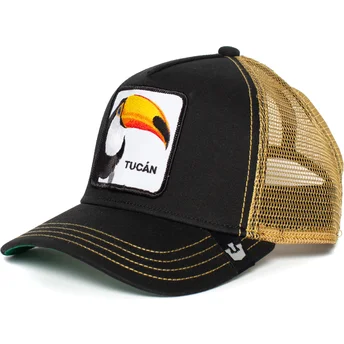 czarna-i-zlota-czapka-trucker-z-tukanym-tucan-od-goorin-bros