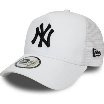 Cap išlenkta white snapback negro Essential A Frame New York Yankees MLB New Era
