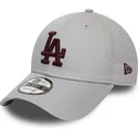szara-zakrzywiona-czapka-z-regulacja-i-bordowym-logo-9forty-essential-los-angeles-dodgers-mlb-marki-new-era