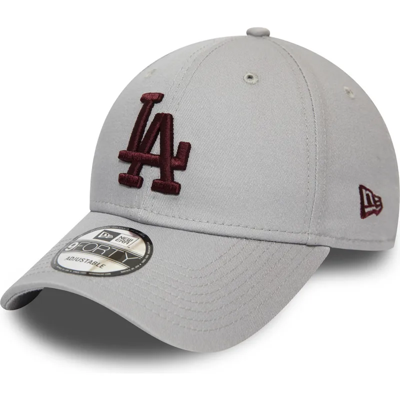 kepure-islenkta-pilka-reguliuojamas-9forty-essential-los-angeles-dodgers-mlb-new-era