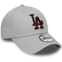 szara-zakrzywiona-czapka-z-regulacja-i-bordowym-logo-9forty-essential-los-angeles-dodgers-mlb-marki-new-era