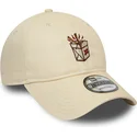 czapka-z-zakrzywionym-daszkiem-kremowa-regulowana-9twenty-takeaway-od-new-era