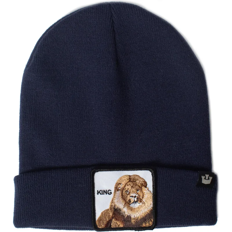 gorro-granatowy-lew-hear-me-roar-od-goorin-bros