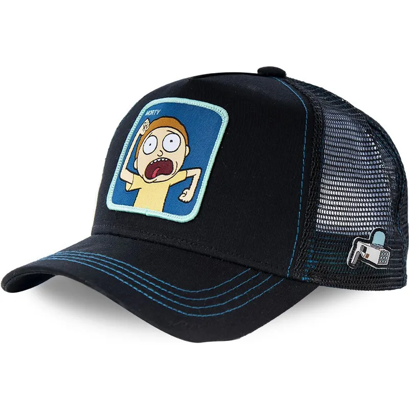 kepure-islenkta-juoda-snapback-mor1-morty-smith-rikas-ir-mortis-capslab