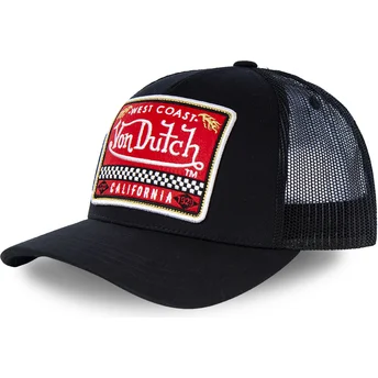Kepurė išlenkta vilkikas juoda snapback BLKA Von Dutch
