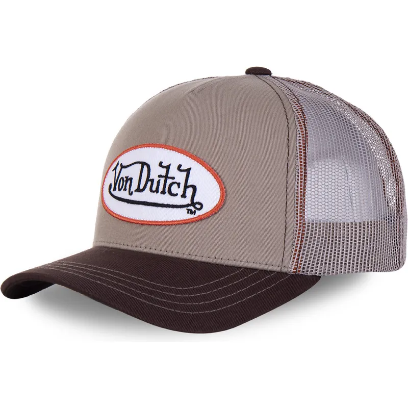 kepure-islenkta-ruda-snapback-bro-von-dutch