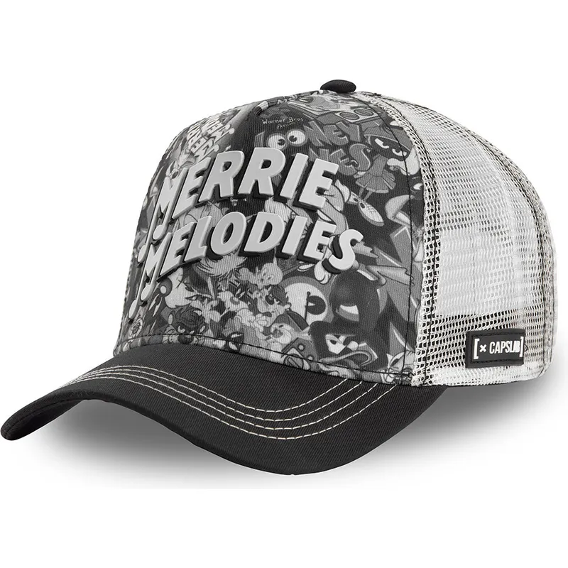 kepure-islenkta-juoda-snapback-baw1-merrie-melodies-looney-tunes-capslab