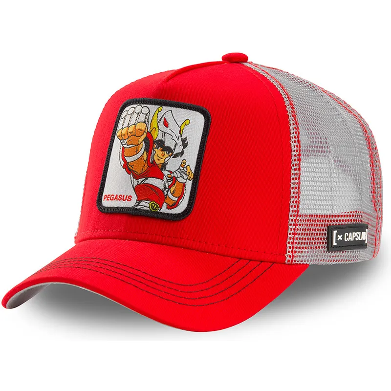 czerwono-biala-czapka-truckerka-seiya-z-pegaza-peg1-saint-seiya-rycerze-zodiaku-od-capslab
