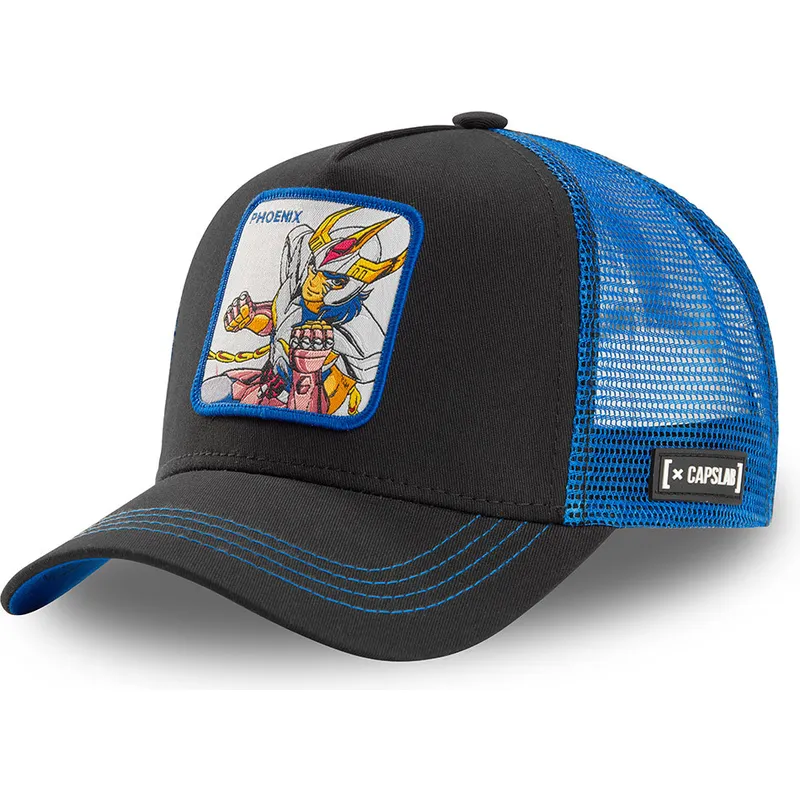 kepure-islenkta-juoda-snapback-fenikso-ikki-saint-seiya-knights-of-the-zodiac-capslab