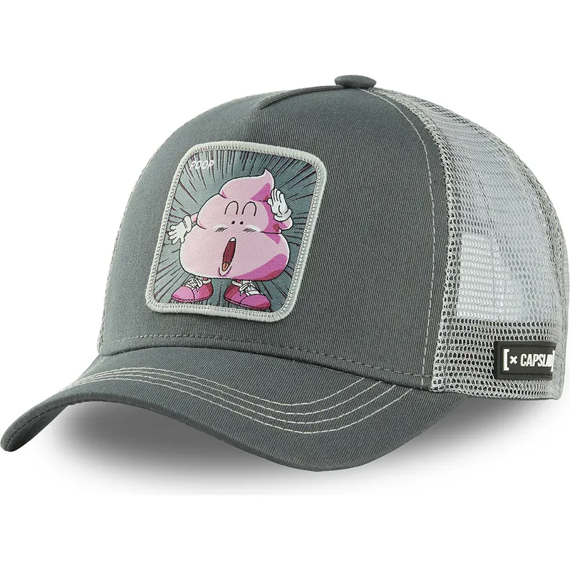 kepure-islenkta-pilka-snapback-poo3-kaka-dr-slump-capslab