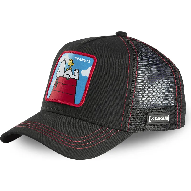 kepure-islenkta-juoda-snapback-casa-pcl-snoopy-ir-carlis-braunas-zemes-riesutai-capslab