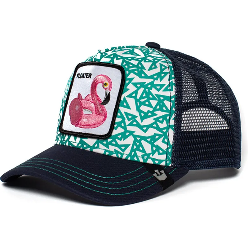 kepure-islenkta-melyna-snapback-flotador-clothing-optional-the-farm-goorin-bros