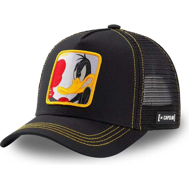 kepure-islenkta-juoda-snapback-loo-duk2-daffy-duck-looney-tunes-capslab
