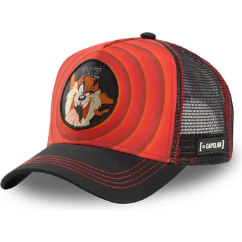 kepure-islenkta-raudona-snapback-tasmanijos-velnias-looney-tunes-capslab