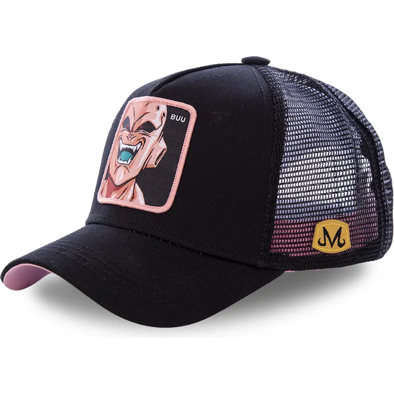 kepure-islenkta-juoda-snapback-vaikams-kidbuu-kid-buu-dragon-ball-capslab kepure-islenkta-juoda-snapback-vaikams-kidbuu-kid-buu-dragon-ball-capslab