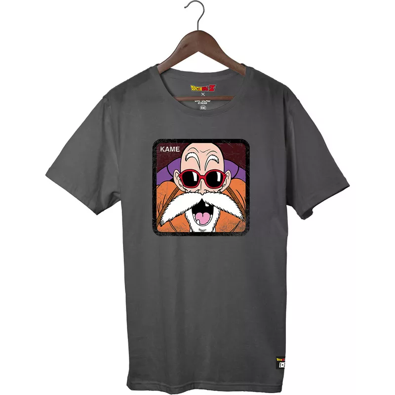 t-shirt-krotki-rekaw-szara-master-roshi-tsctor2-dragon-ball-capslab
