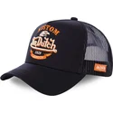 kepure-islenkta-juoda-snapback-eag-blk-von-dutch