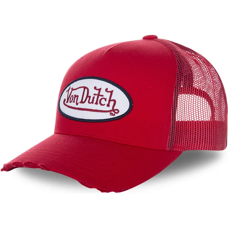 kepure-islenkta-raudona-snapback-vaikams-kidfresh1-von-dutch