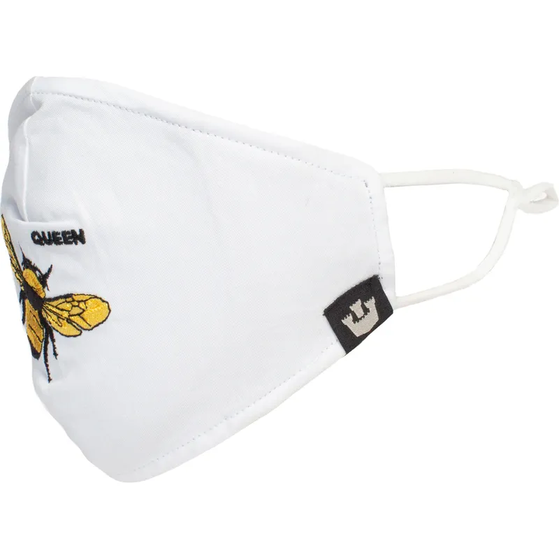 kaukes-ir-apsauga-balta-mascarilla-reutilizable-buzzy-bee-the-farm-goorin-bros