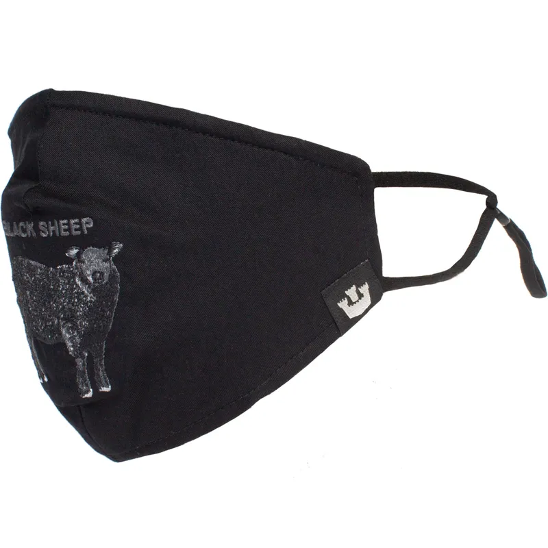 kaukes-ir-apsauga-juoda-mascarilla-reutilizable-sheep-rock-the-farm-goorin-bros