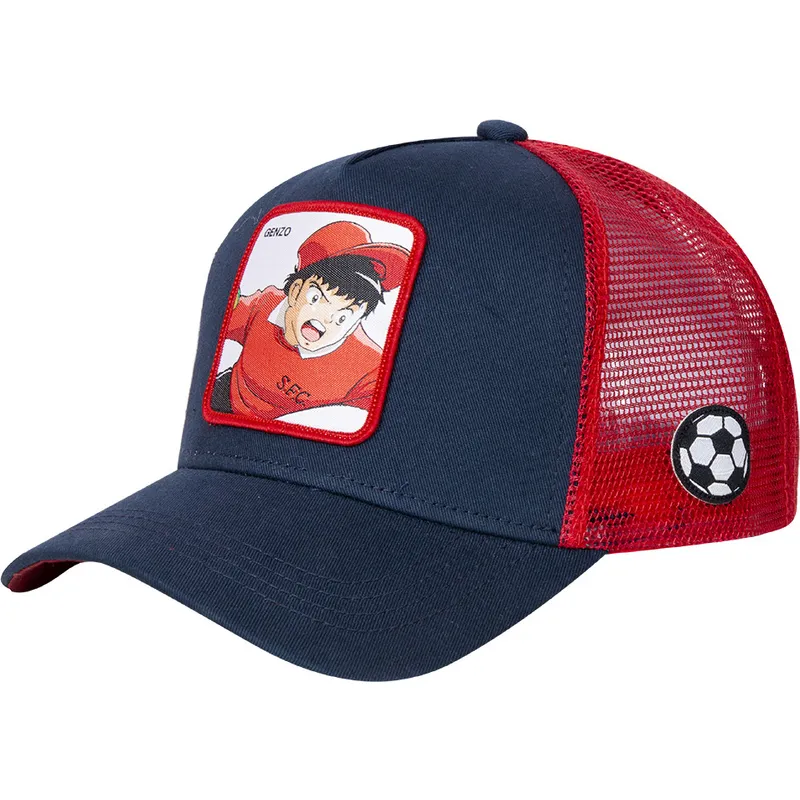 kepure-islenkta-tamsiai-melyna-snapback-wak3-campeones-oliver-kahn-champions-oliver-and-benji-capslab