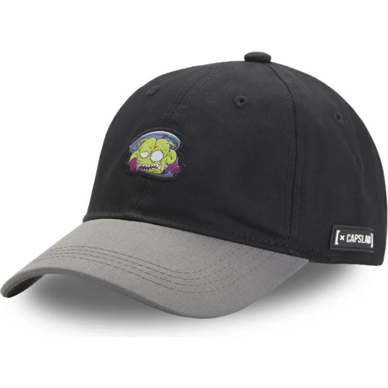 czapka-z-daszkiem-czarna-i-szara-snapback-rey-nikochan-nik1-dr-slump-od-capslab