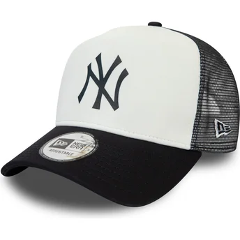 Czapka trucker biała i granatowa Team Colour Block A Frame New York Yankees MLB New Era