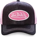 czarna-i-rozowa-czapka-trucker-flak-bla-marki-von-dutch