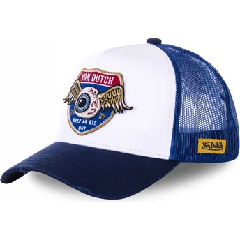 Cap išlenkta white snapback Von Dutch