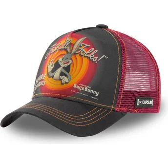 Cap išlenkta gray snapback Bugs Bunny Looney Tunes Capslab