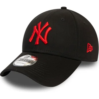 Cap išlenkta black adjustable strap 9FORTY League Essential New York Yankees MLB New Era